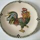 Earthenware plate with polychrome rooster – Martha Kołodziej – 2004