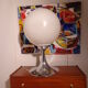 Lamp ball chrome foot tulip of the 1960s