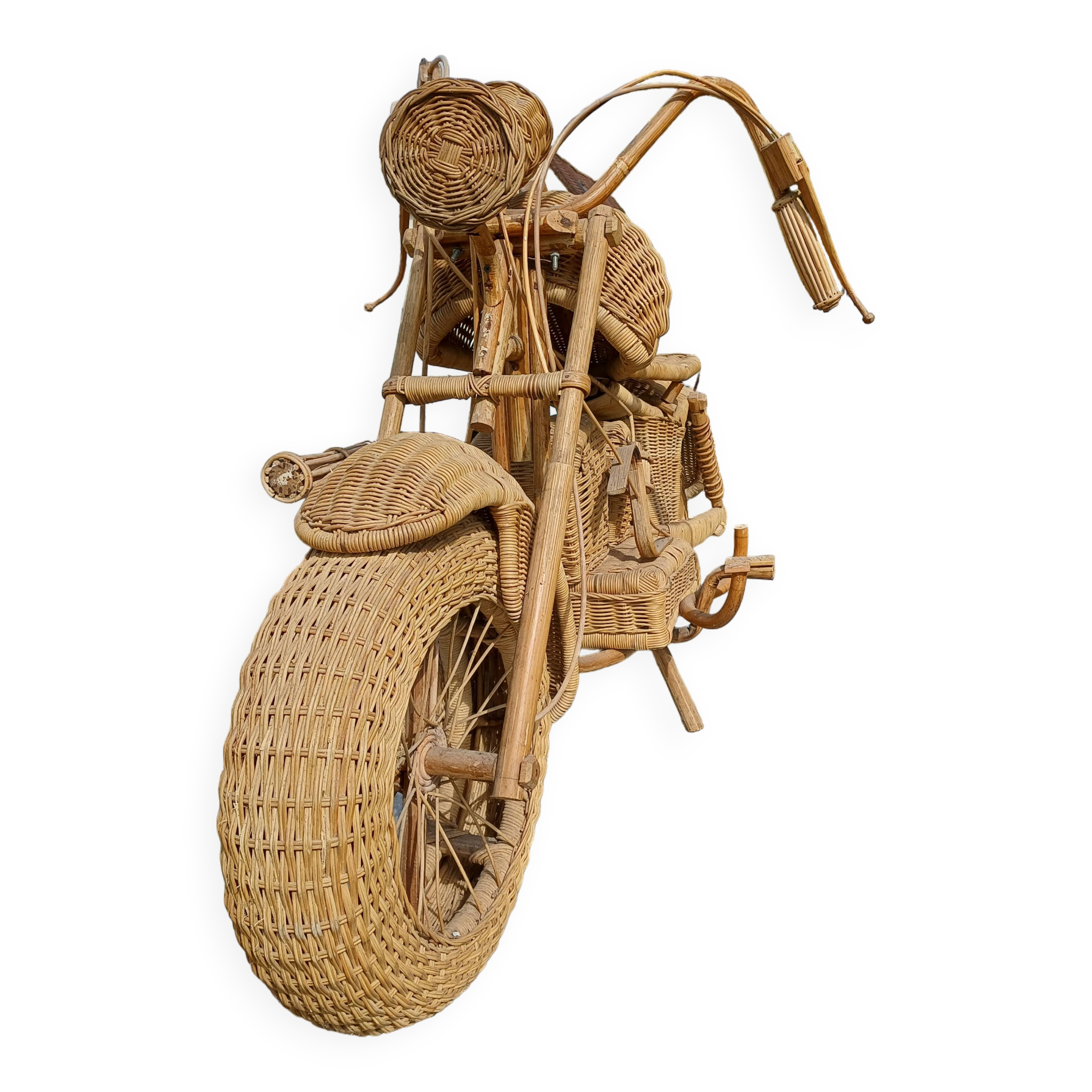 Harley Davidson Wicker Motorcycle by Tom Dixon