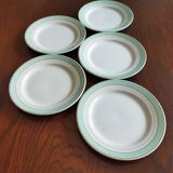 5 Lunéville dessert plates