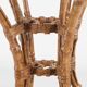 Bamboo-style painted brass table