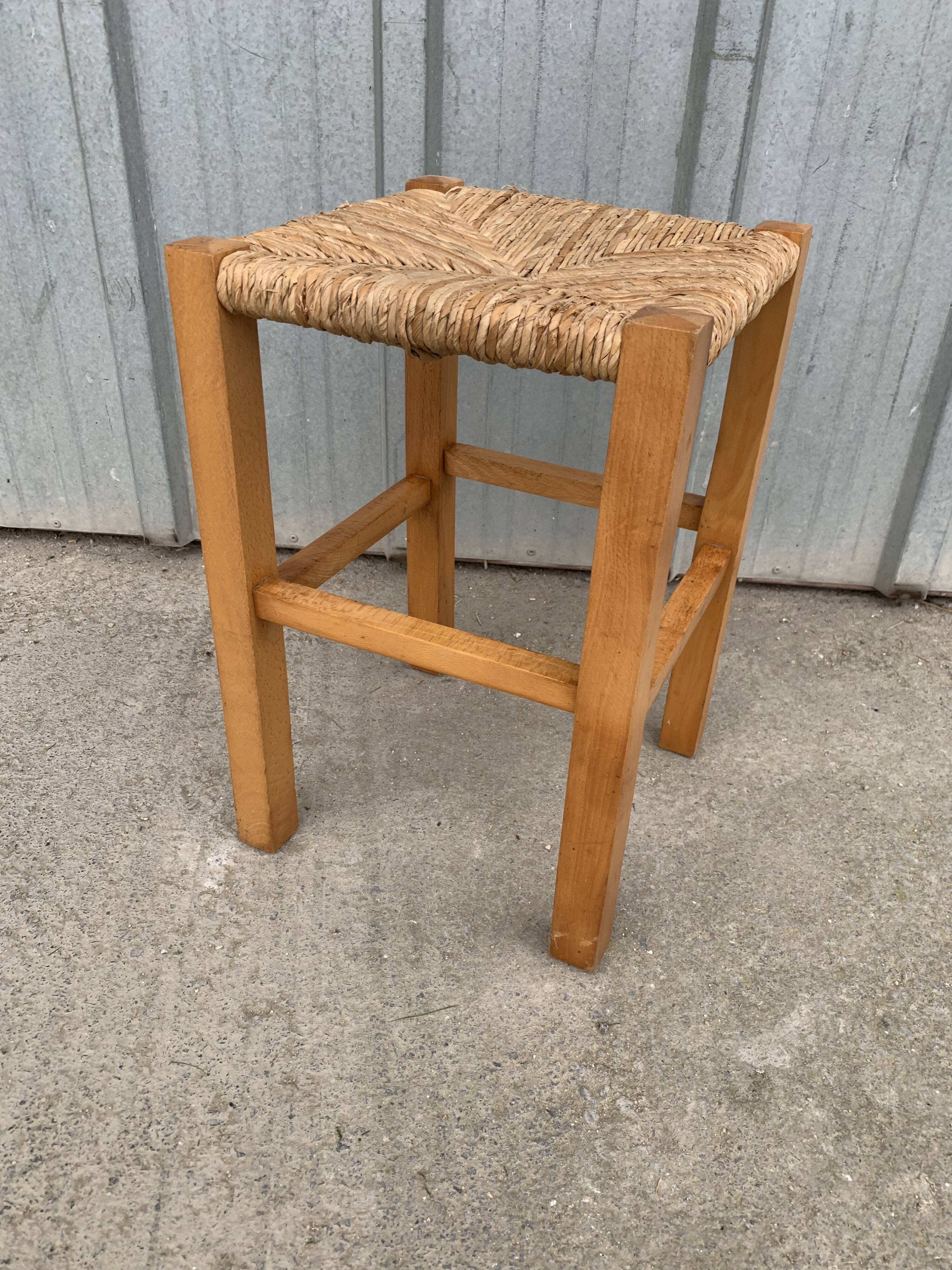Old stuffed stool