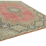 Hand-Knotted Persian Antique 1970s 336 cm x 454 cm Beige Wool Carpet