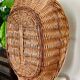 Wicker rattan log basket from the 1970s/80s