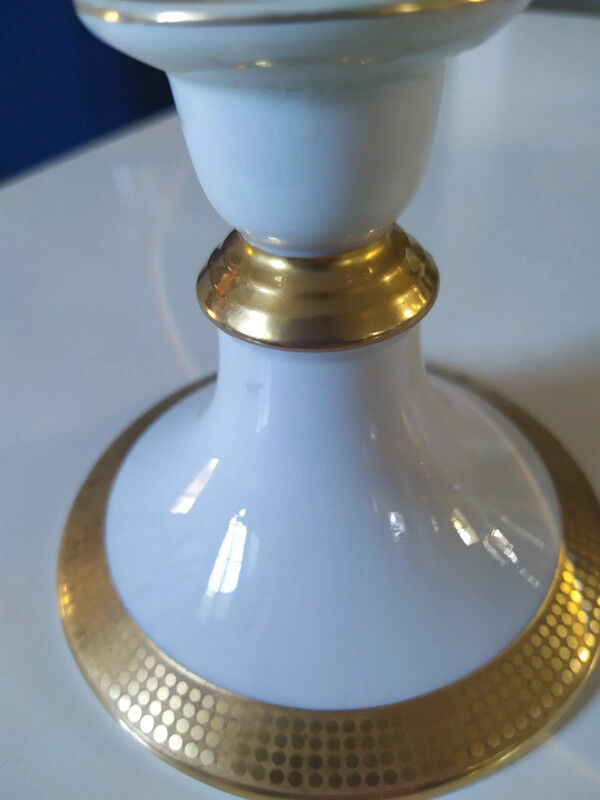 Fine porcelain candle holder