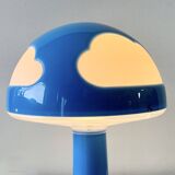 Vintage Skojig blue mushroom lamp - clouds - Ikea