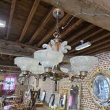 Ezan Art Deco 6-light chandelier