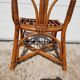 6 vintage old chairs 60s /70s in wicker and bamboo