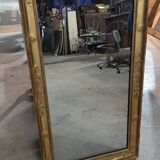 Mirror period gilded restoration in wood and stucco, 119x63 cm