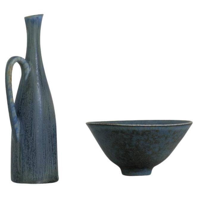 Collection of ceramic vases by Carl Harry Stålhane Rörstrand Sweden, 1950