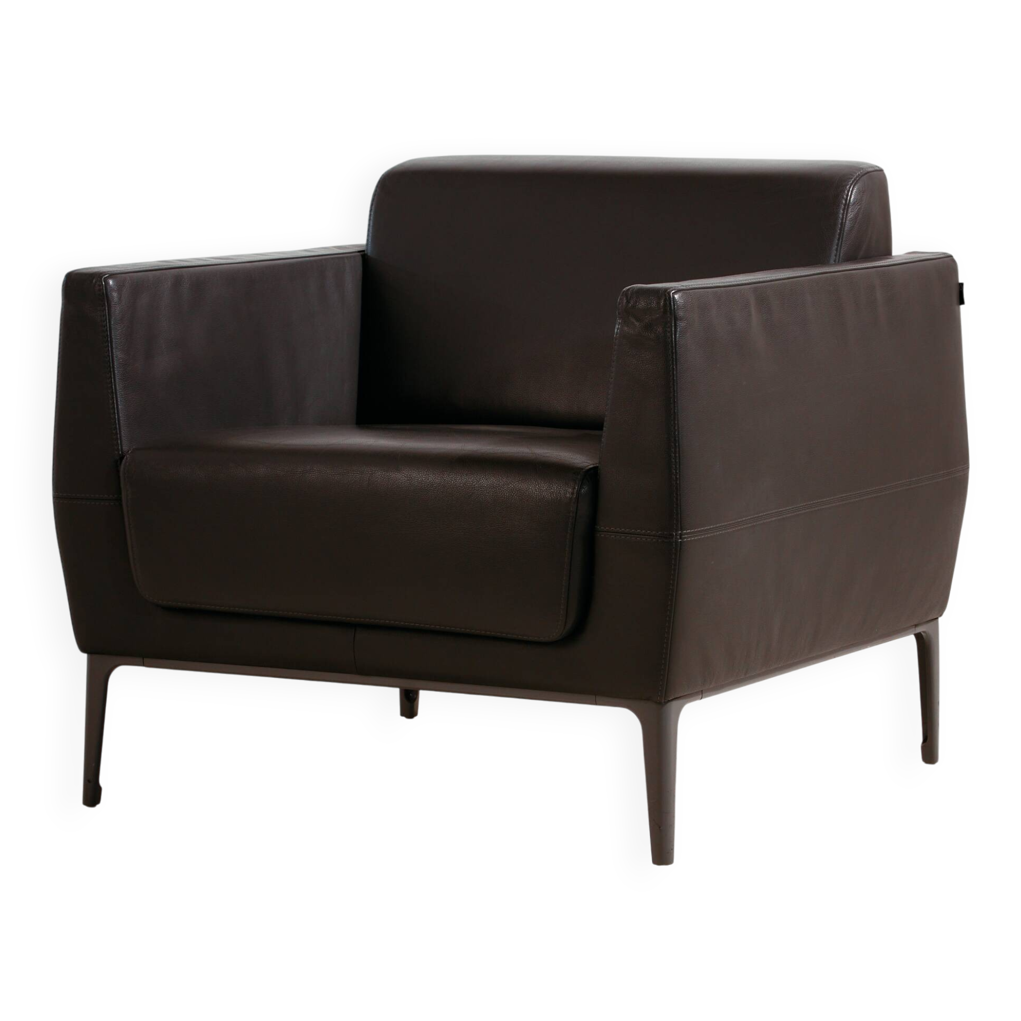 Visalia leather armchair by Coalesse