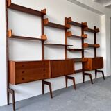 Scandinavian Mid Century Teak Bookcase, Norway 1960’s
