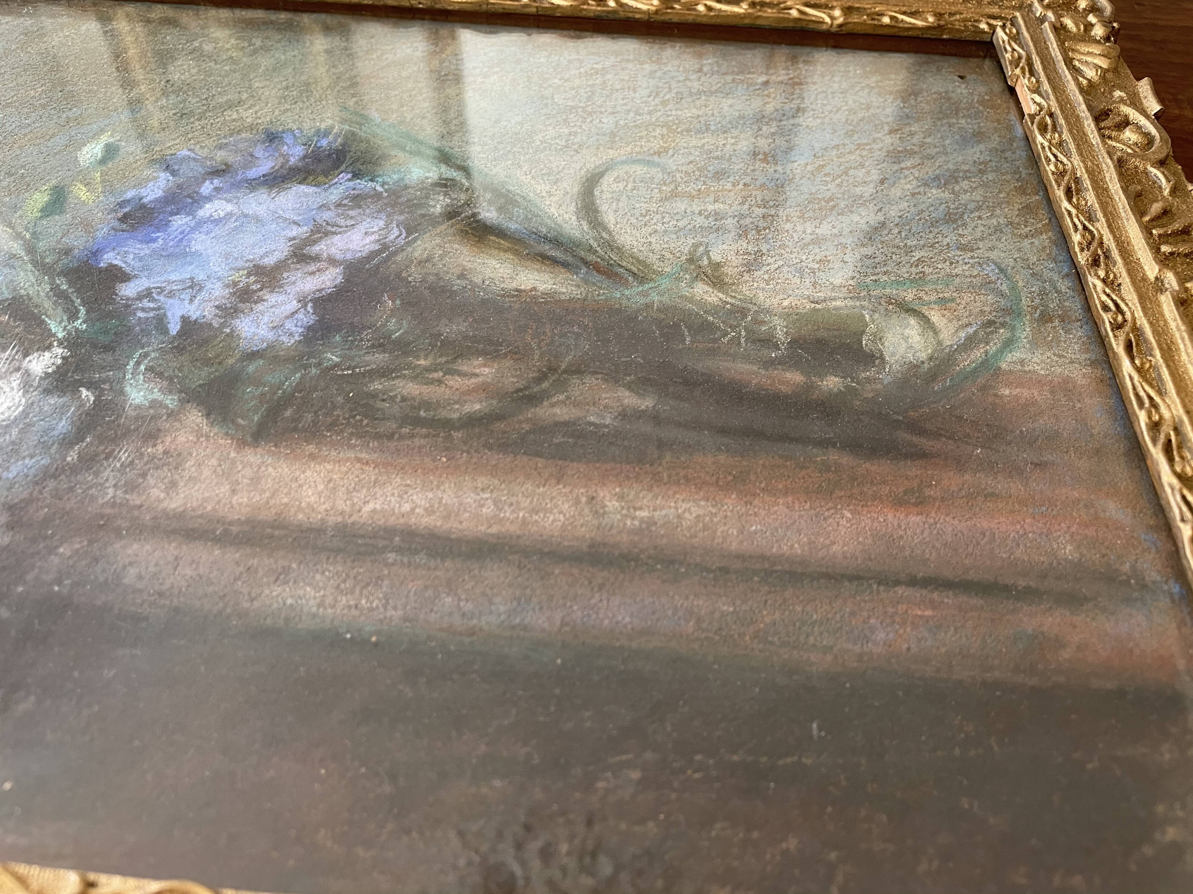 Pastel flower bouquet table