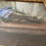 Pastel flower bouquet table