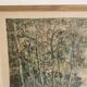 Tableau Lithographie ancienne - Paysage forêt - Bernard Gantner