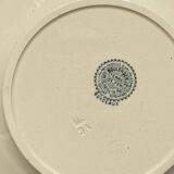 3 flat ironstone plates Choisy le Roi Boulanger / Bordeaux ACC-7337