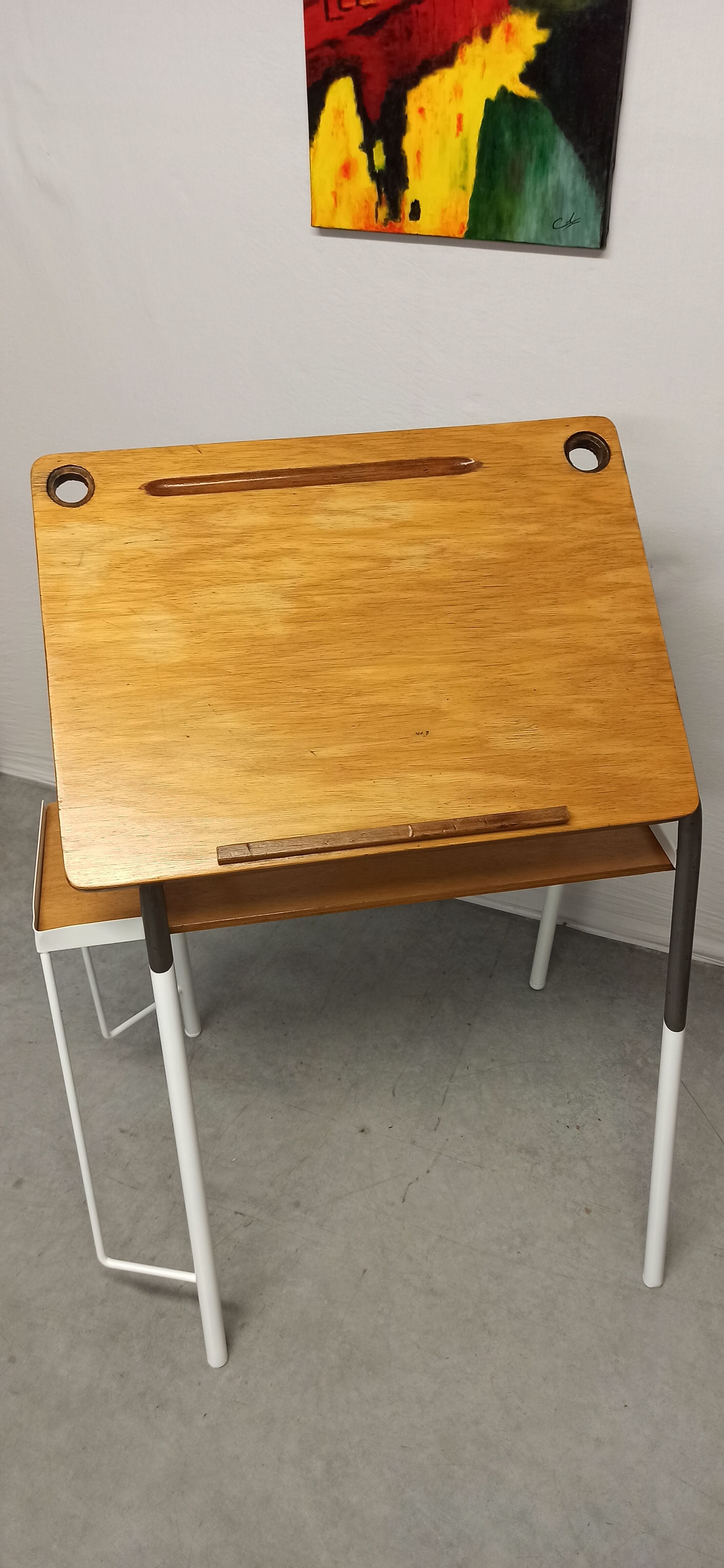 School desk / vintage drawing table