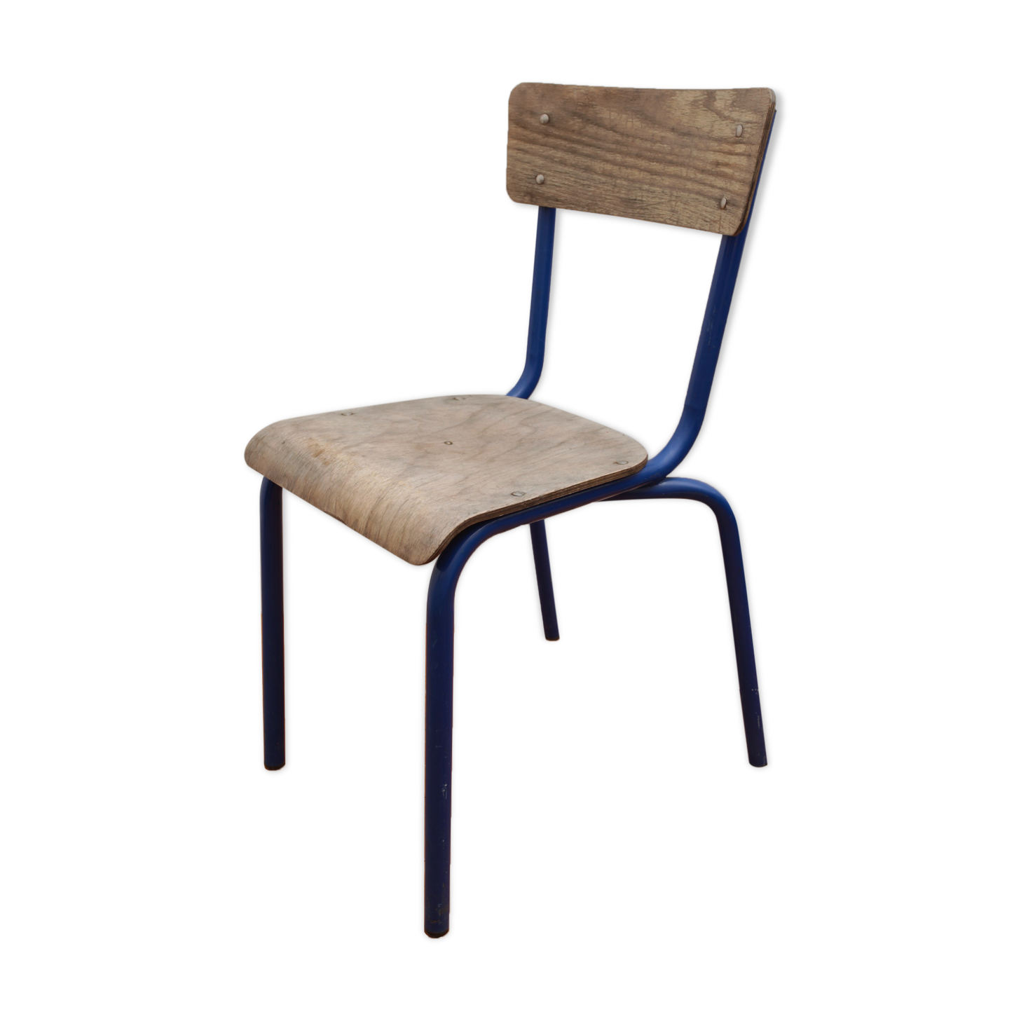 Blue school chair