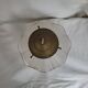 Suspended lantern in moulded glass and brass – 50's vintage light fixture