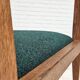 Fauteuil à bascule danois à dossier haut rembourré, laine de meuble kvadrat, années 1950-60,