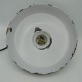 Enamelled sheet metal hanging