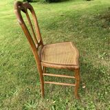 6 louis philippe cannate chairs