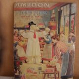 Metal advertising plate "Starch"