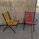 Pair of armchairs scoubidou