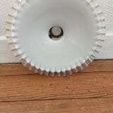 White opaline lampshade