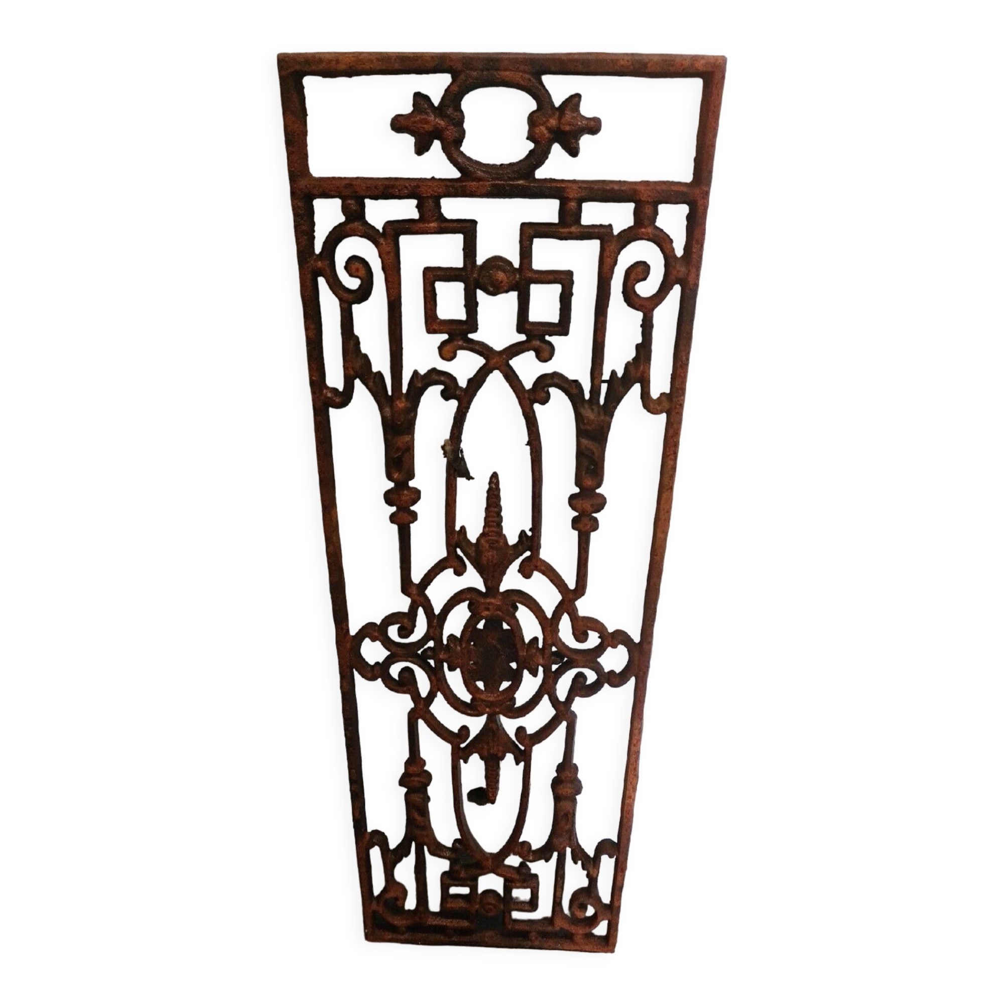 Cast iron door grille
