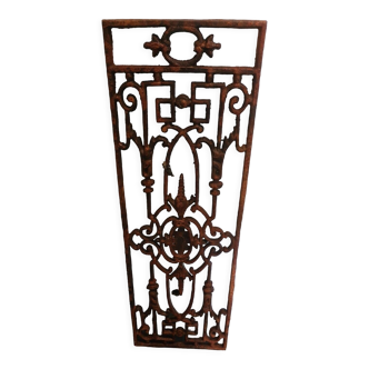 Cast iron door grille