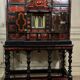 Important Antwerp cabinet in tortoiseshell, ebony and bronze, 17th century