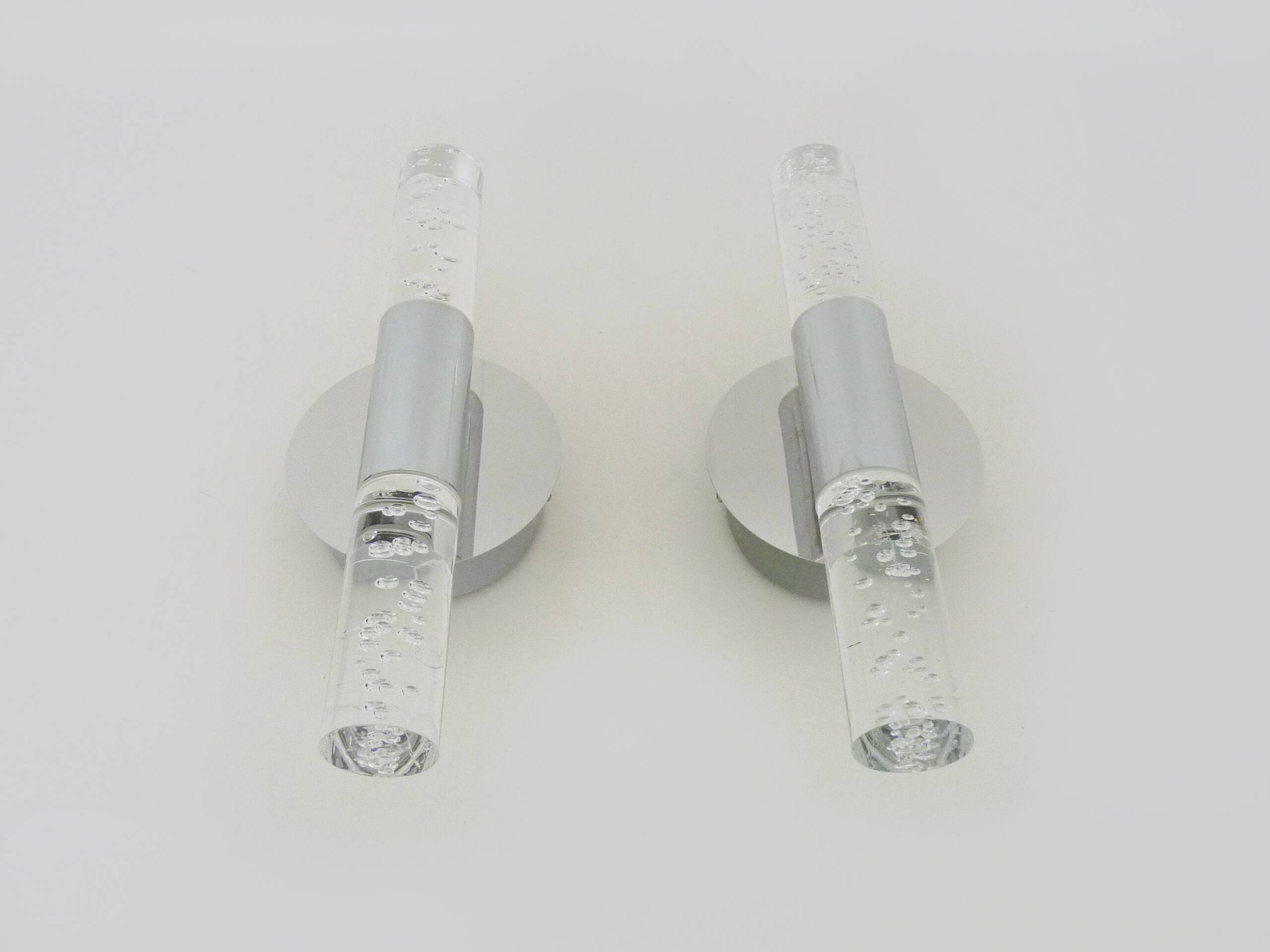 Pair of Rabalux Aphrodite double tube LED wall lights