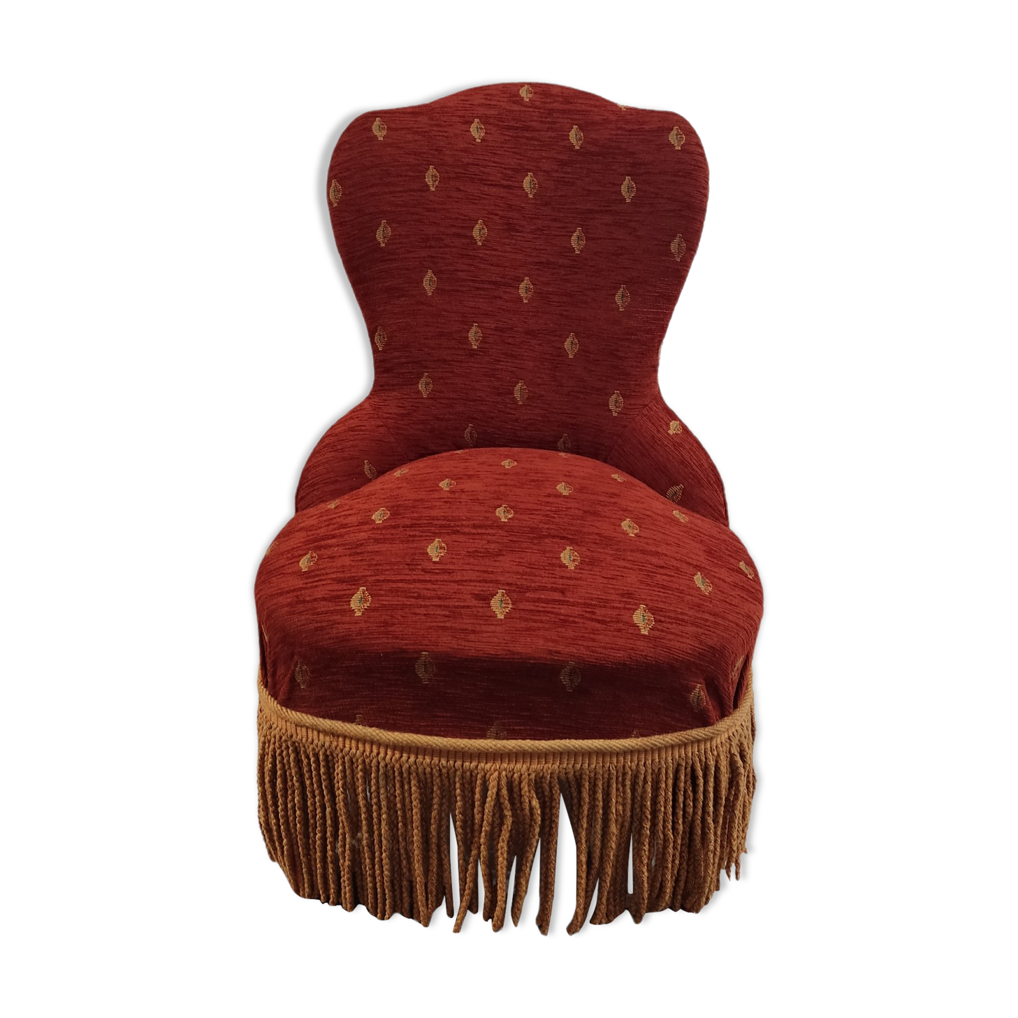 Napoleon III style toad armchair