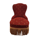 Napoleon III style toad armchair