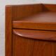 Danish mid-century teak dresser with four drawers, 1960s