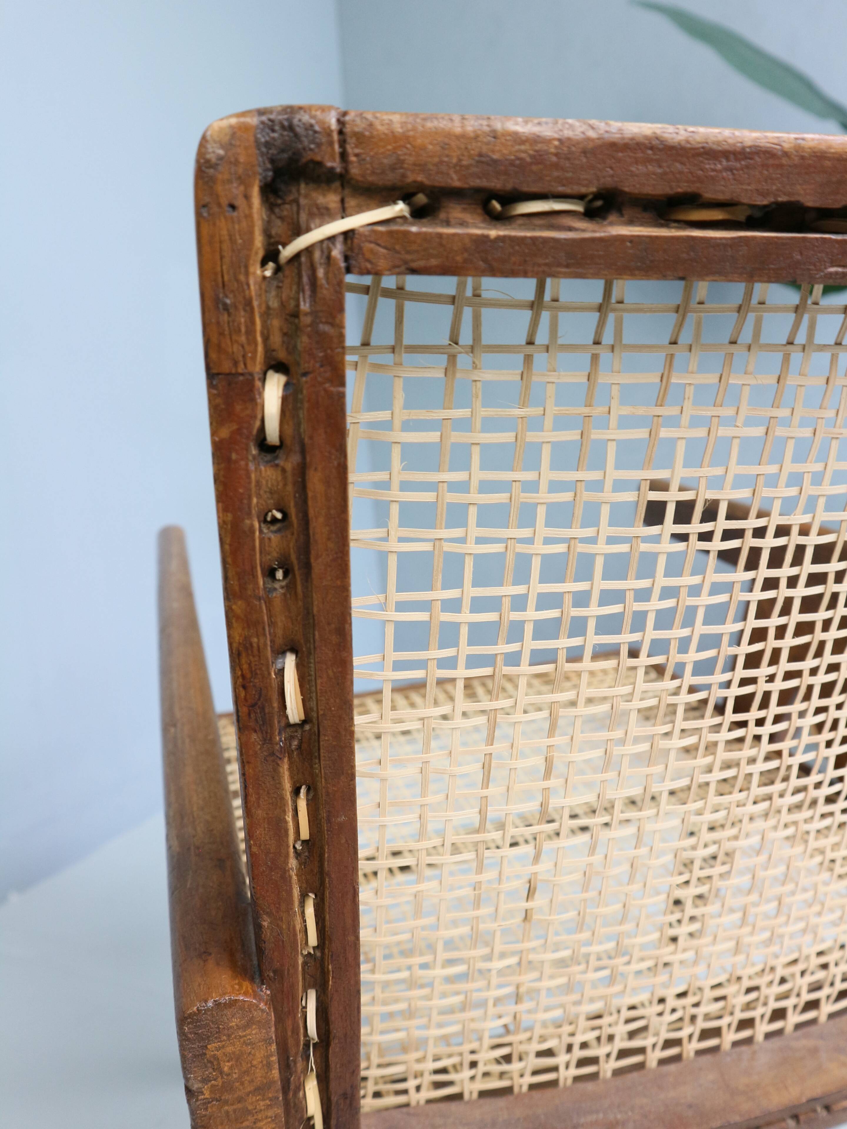 Pierre Jeanneret PJ-SI-29-A Easy Cane Chair / Authentic Mid-Century Modern