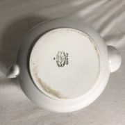 Théière Pillivuyt et 4 tasses céramique vintage