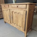 Large Louis XV style solid wood buffet, restored