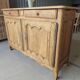 Large Louis XV style solid wood buffet, restored