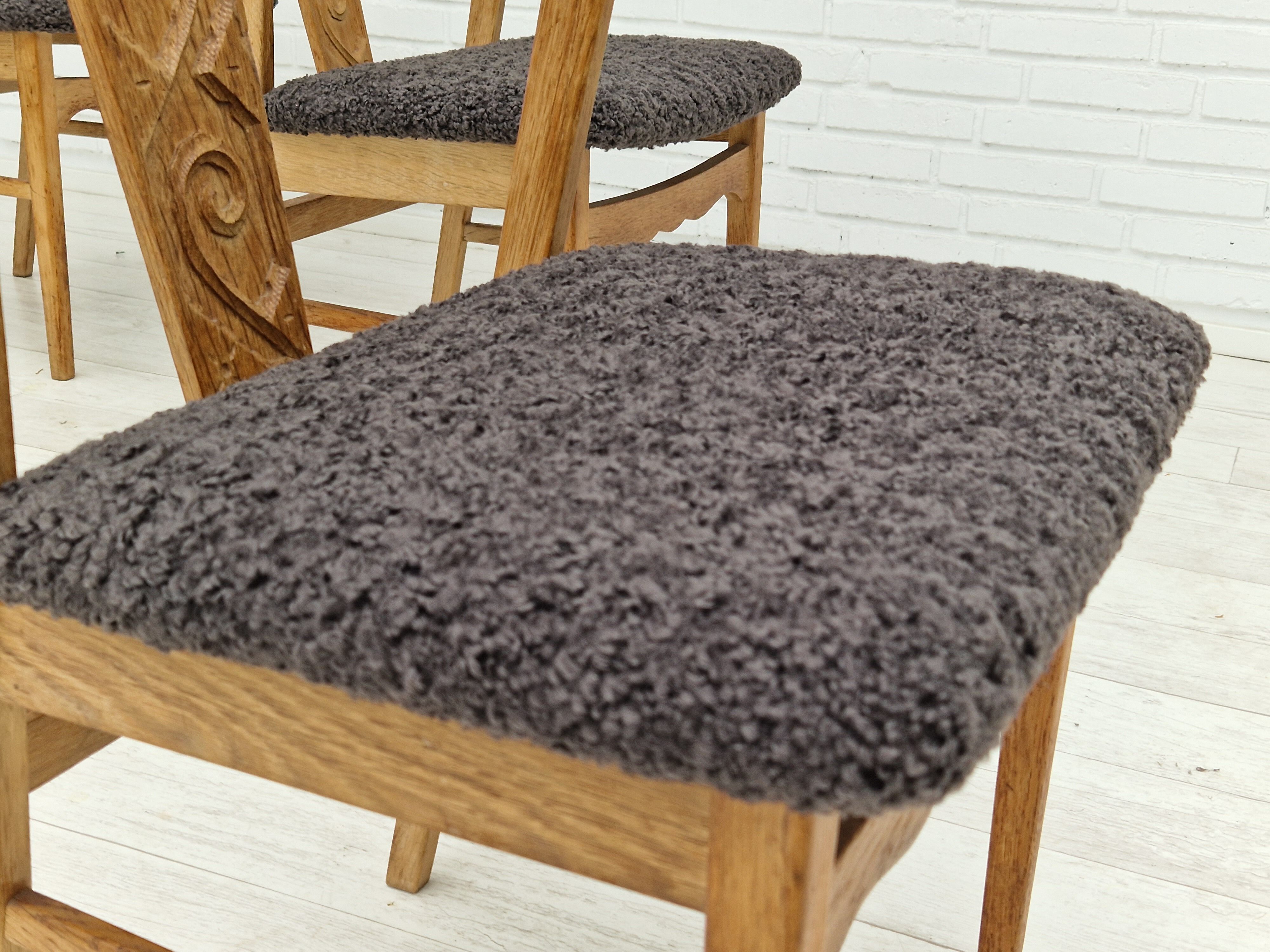 Danish design, set of 4 dinning chairs,1960