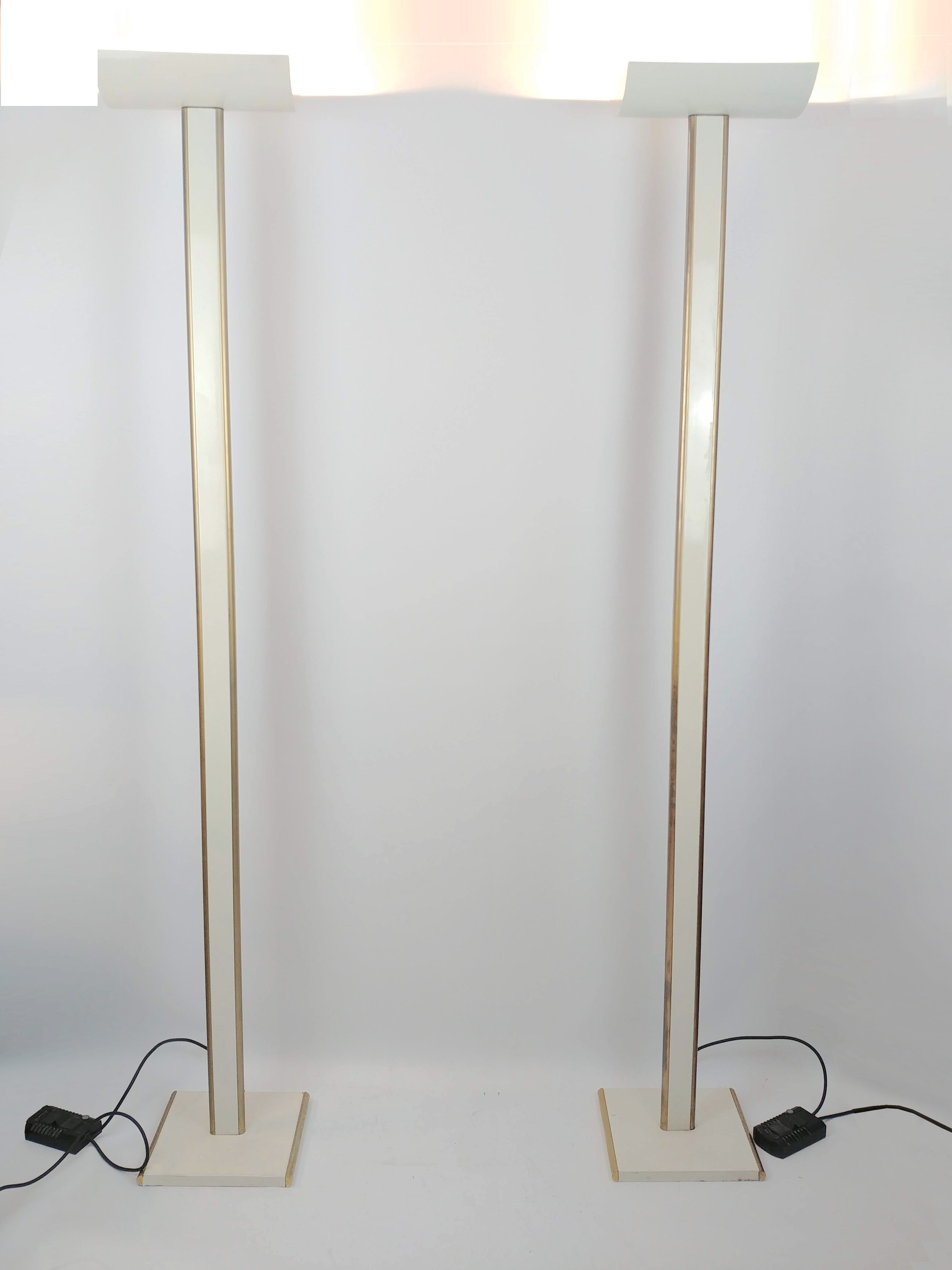 Pair of floor lamps 1970