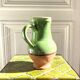 Pitcher jug in glazed terracotta
