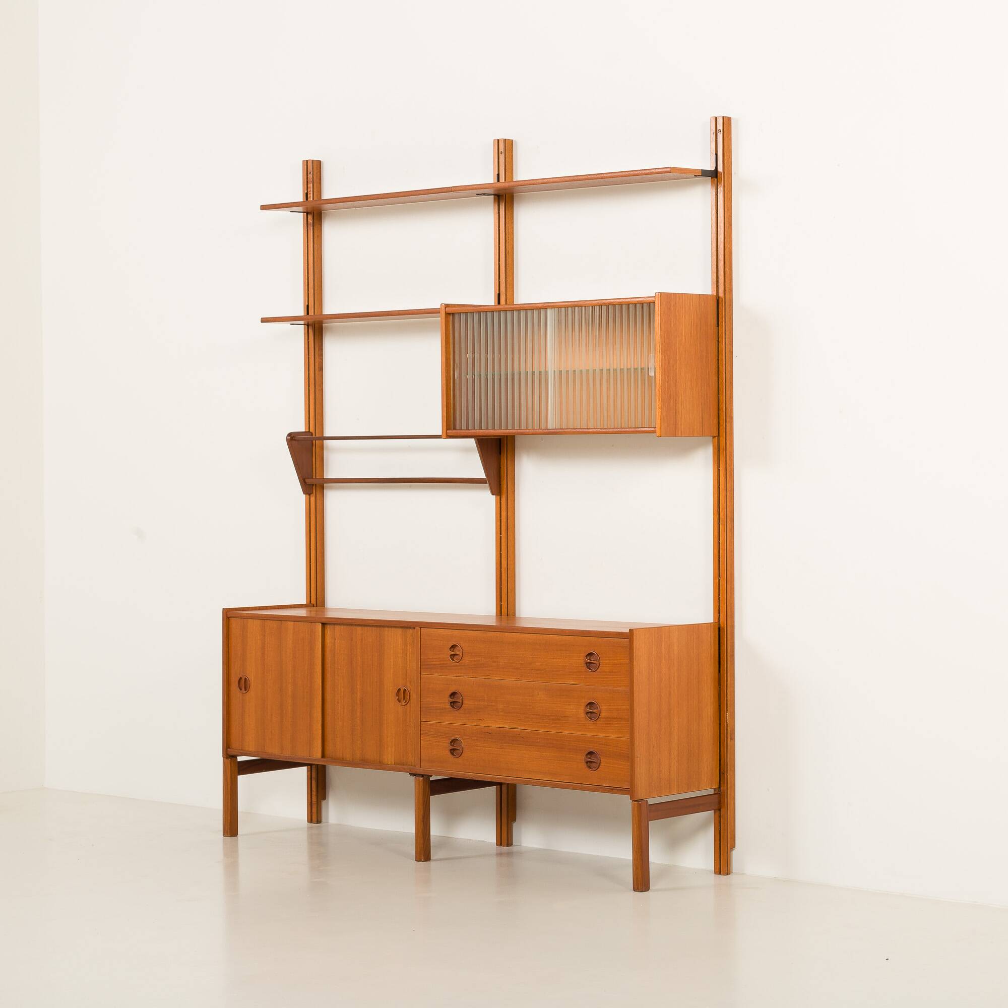 Scandinavian free standing wall unit by Sven Andersen, Norway, 1960s