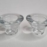 Pair of candle holders, vintage photophores, Knut and Marianne Hagberg design