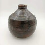 Sandstone vase by Puisaye Jean-Michel Doix