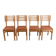 Vintage dining chairs x4 1950s by Pierre Cruège