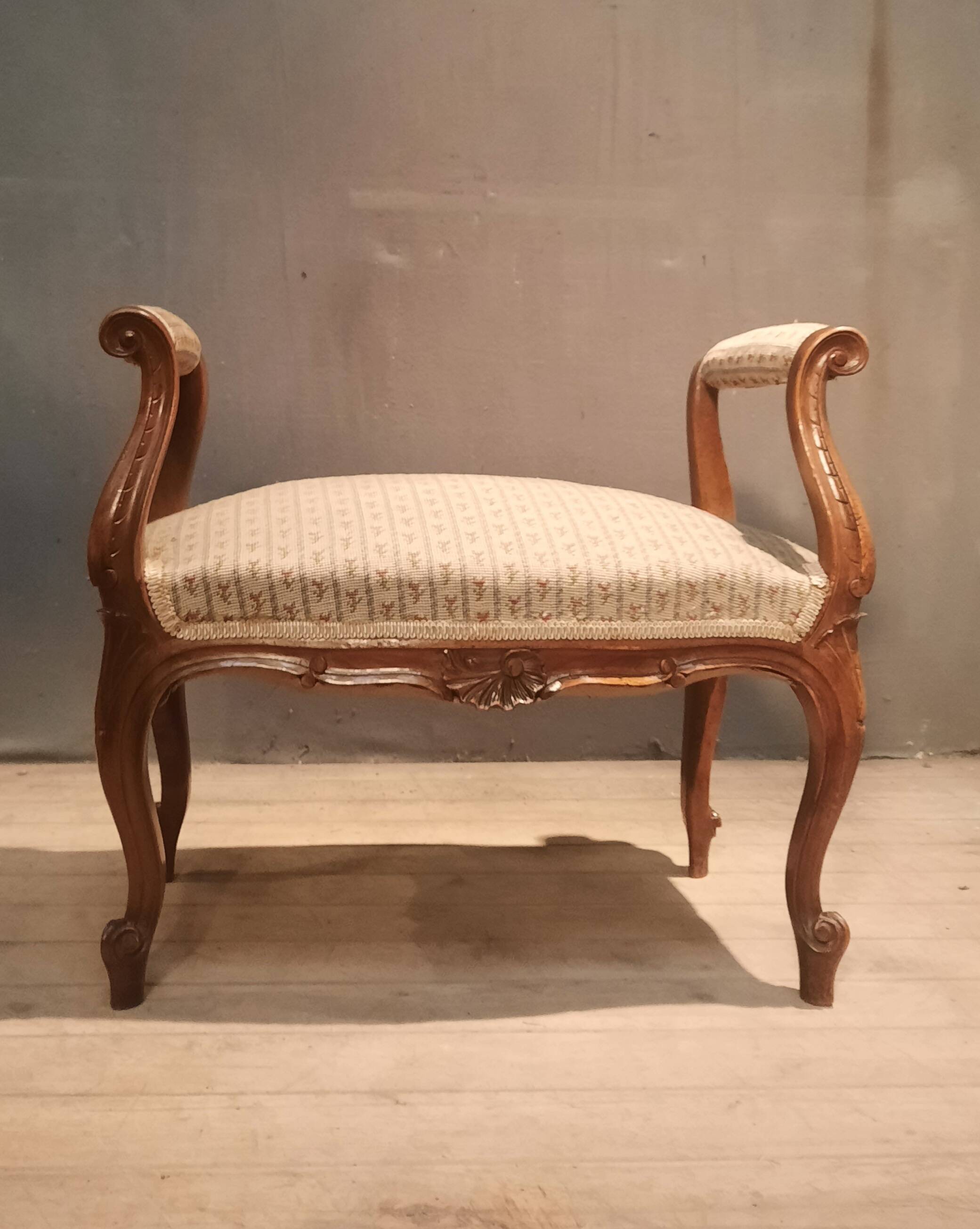 Small Louis XV style bench