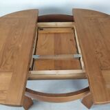 Renewed elm round table