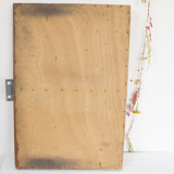 Old wooden printer locker